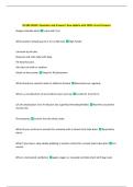 NU189 EXAM 5 Questions and Answers&vert; New Update with 100&percnt; Correct Answers 