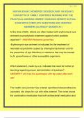 NUR166 EXAM 3 HONDROS 2025&sol;2026 &sol;NUR 166 EXAM 3 CONCEPTS OF FAMILY CENTERED NURSING FOR THE PRACTICAL NURSING NEWEST 2025&sol;2026 NEWEST ACTUAL EXAM WITH COMPLETE QUESTIONS AND VERIFIED ANSWERS &vert;ALREADY GRADED A&plus;&vert; 