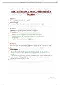 WSET Sake Level 3 Exam Questions with Answers