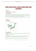 WSET SAKE LEVEL 3 WITH QUESTIONS AND ANSWERS