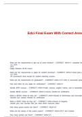 Edci Final Exam With Correct Answers