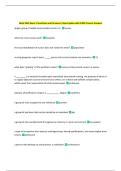 Nurb 3030 Exam 1 Questions and Answers&vert; New Update with 100&percnt; Correct Answers