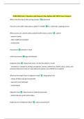 NURB 3060 Exam 1 Questions and Answers&vert; New Update with 100&percnt; Correct Answers