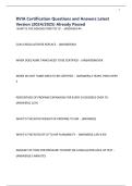 RVIA Certification Questions and Answers Latest Version &lpar;2024&sol;2025&rpar; Already Passed
