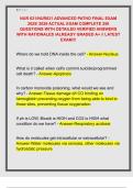 NUR 631&sol;NUR631 ADVANCED PATHO FINAL EXAM  2025&sol; 2026 ACTUAL EXAM COMPLETE 250  QUESTIONS WITH DETAILED VERIFIED ANSWERS  WITH RATIONALES &sol;ALREADY GRADED A&plus; &sol;&sol; LATEST  EXAM&excl;&excl;&excl;