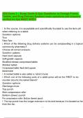 DDS Exam 3 &ndash; Study Guide & Quiz Questions on Dosage Forms&comma; Tablets&comma; and Drug Delivery Systems exam questions and answers verified A&plus; tips MUST SEE&excl;&excl;&excl;&period;pdf