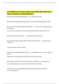 Test 3 IMDP Exam &vert;Questions &lpar;Latest Update 2025&vert;2026&rpar; With Correct Answers &vert;Already A&plus; Graded &lpar;100&percnt; Pass&rpar;