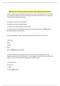 NURS 256 Exam 1 Questions with Correct Answers&vert; Latest Update Guaranteed Success 