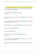 NURS 256  EXAMS WITH CORRECT ANSWERS 