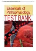 Essentials of Pathophysiology &ndash; Porth &lpar;4th Edition&comma; Wolters Kluwer&comma; 2014&rpar; &ndash; Complete Test Bank with Answers