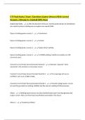 UTI Final Study 2 Exam &vert;Questions &lpar;Latest Version&rpar; With Correct Answers &vert;Already A&plus; Graded&lpar;100&percnt; Pass&rpar;