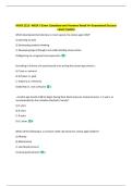 NURS 2212- WEEK 5 Exam Questions and Answers Rated A&plus; Guaranteed Success  Latest Update