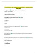 Ch 1 NURS 2212 001 Exam Questions and Answers Rated A&plus; Guaranteed Success  Latest Update 