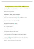 NURS 3510 Final Test Questions and Answers&vert; New Update with 100&percnt; Correct Answers 