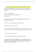 NURS 3510 Exam Questions and Answers&vert; New Update with 100&percnt; Correct Answers