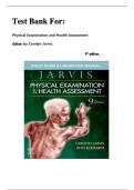 Test Bank For Physical Examination and Health Assessment&comma; 9th Edition By  Carolyn Jarvis &vert;All Chapters 1-32 Perfectly done&period;&lbrace;Latest 2026&rcub;
