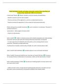NURS 3510 WEEK 2 &lpar;health and healing&colon; community as partner&rpar; Exam Questions and  Answers&vert; New Update with 100&percnt; Correct Answers 