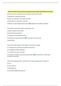 NURS 3511 Week 2 Exam Questions and Answers&vert; New Update with 100&percnt; Correct Answers