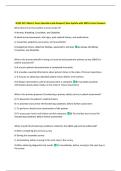 NURS 3511 Week 1 Exam Questions and Answers&vert; New Update with 100&percnt; Correct Answers