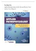 Test Bank For Applied Pathophysiology for the Advanced Practice Nurse 2nd  Edition&period; Lucie Dlugasch &lpar;All Chapters included&rpar;