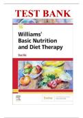 TEST BANK For Williams Basic Nutrition and Diet Therapy 16th Edition by Staci Nix&comma; All 23 Chapters Covered&comma; Verified Latest Edition