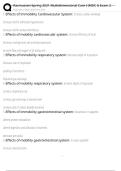 Rasmussen Spring 2021 Multidimensional Care I &lpar;MDC I&rpar; Exam 2