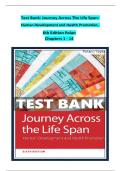 Journey Across the Life Span 6th Edition Test Bank &vert; Human Development & Health Promotion &vert; Latest Update 2025&sol;2026
