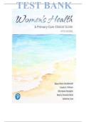 Test Bank Complete&lowbar; Women's Health&colon; A Primary Care Clinical Guide 5th Edition&comma; By Diane Schadewald&comma; Ursula Pritham&comma; Ellis Youngkin&comma; Marcia Davis&comma; Catherine Juve All Chapters 1-26&vert; Latest Edition With Verified Answers&vert; Grade A&plus;