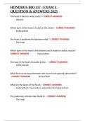 HONDROS BIO 117 - EXAM 3 QUESTION & ANSWERS 2025&period;docx