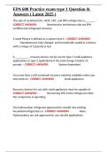 EPA 608 Practice exam type 1 Question & Answers &lpar; Latest 2025 &rpar;&period;docx