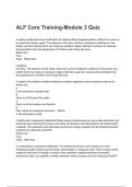 ALF Core Training-Module 3 Quiz Questions and Answers with Explanations &lpar;2026&sol;2027&rpar;