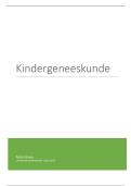 Samenvatting Kindergeneeskunde Pediatrie - lessen prof&period; Toelen