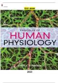 Test Bank for Principles of Human Physiology&comma; 6th Edition &lpar;Stanfield&comma; 2016&rpar;&comma; All Chapters