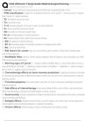 Exam 2&colon; NUR209&sol; NUR 209 &lpar;2025&sol; 2026 Update&rpar; Medical Surgical Nursing II&vert; Review with Questions and Verified Answers&vert; 100&percnt; Correct&vert; Grade A &ndash; Fortis