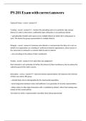 PS 201 Exam with correct answers&period;