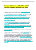 Rasmussen CANS Exam 2 &lpar;2025&sol;2026&rpar; &vert; Verified Questions & Answers &vert; Complete Study Guide
