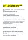 CRNI STUDY GUIDE QUESTIONS WITH CORRECT ANSWERS