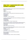 CRNI TEST 1 QUESTIONS WITH 100&percnt; CORRECT ANSWERS