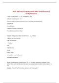 NUFT 204 Exam 1 Questions with 100&percnt; Correct Answers &vert; Verified Solutions