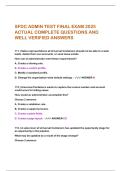 SFDC ADMIN TEST FINAL EXAM 2025   ACTUAL COMPLETE QUESTIONS AND  WELL VERIFIED ANSWERS 