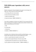 NUR 2830 exam 4 questions with correct answers