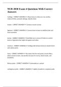 NUR 2830 Exam 4 Questions With Correct Answers