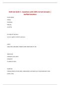 NUR 142 QUIZ 2 - Questions with 100&percnt; Correct Answers &vert; Verified Solutions