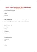 NUR 142 QUIZ 2 - Questions with 100&percnt; Correct Answers &vert; Verified Solutions
