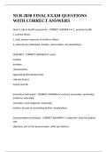 NUR 2830 FINAL EXAM QUESTIONS WITH CORRECT ANSWERS 