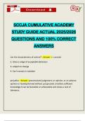 EXAMS PACK&colon;&colon;&colon; SCCJA CUMULATIVE&comma; SCCJA BLOCK 1&comma; UNITS 1&2 ACTUAL 2025&sol;2026