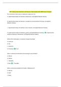 RBT Training Exam Questions and Answers&vert; RBT Training Exam Questions and Answers&vert; New Update with 100&percnt; Correct Answers 