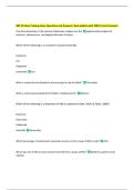 RBT 40-Hour Training Exam Questions and Answers&vert; New Update with 100&percnt; Correct Answers 