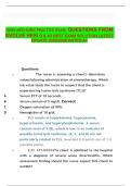 &colon; NURS Medical-Surgical Practice Exam &ndash; Evolve HESI Questions and Answers &lpar;Latest Update 2025&sol;2026&rpar; &ndash; Verified A&plus; Resource