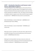 CCIFP &ndash; Introduction Questions and Answers Latest Version &lpar;2024&sol;2025&rpar; Graded A&plus;